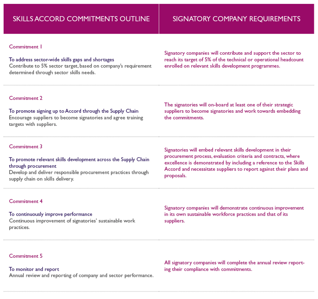 What Are The Five Commitments - Energy & Utility Skills