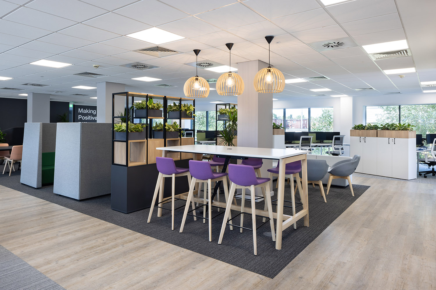 Photo of the Energy & Utility Skills Office after it's 2024 refurbishment.