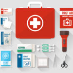First aid at work graphic